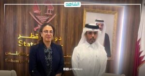 خوري تبحث مع السفير القطري سبل دعم إجراء الانتخابات الليبية