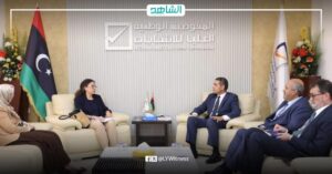 “السايح” يبحث مع نائبة المبعوث الأممي إجراءات انتخابات المجالس البلدية