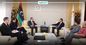 السايح يبحث مع القائم بالأعمال الأمريكي التحضيرات لانتخابات المجالس البلدية الليبية