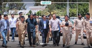 “أبوزريبة” يتفقد سير العمل الأمني بمطار بنينا الدولي