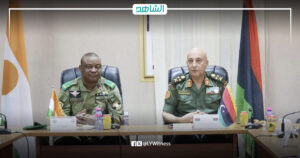 “الحداد” يبحث تأمين الحدود والتعاون العسكري بين ليبيا والنيجر
