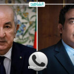 رئيس المجلس الرئاسي الليبي محمد المنفي ورئيس الجزائر عبد المجيد تبون