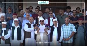 أعيان وحكماء الجبل الأخضر يطالبون البعثة الأممية بسرعة التحرك لتفادي انهيار ليببا