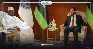 “حماد” يستقبل المبعوث الخاص لرئيس ليبيريا ببنغازي