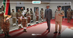 “الكوني” يجري زيارة تفقدية لجهاز الحرس الرئاسي الليبي
