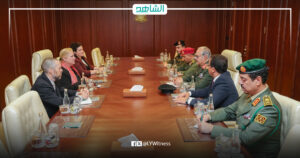المشير حفتر يلتقي سفيرة كندا لدى ليبيا ويؤكدان ضرورة تعزيز التعاون