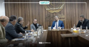 وزير الحكم المحلي يبحث تطورات معالجة أضرار “فيضانات ترهونة”