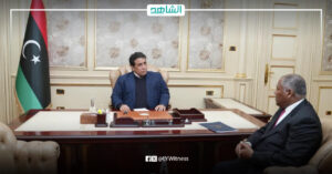 “المنفي” يستعرض مع “المبروك” الأوضاع المالية بليبيا