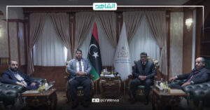 رئيسا ديوان المحاسبة ومؤسسة النفط الليبية يبحثان ملف توريد المحروقات