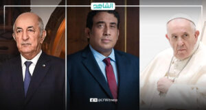 “المنفي” يتلقى برقية تهنئة من الرئيس الجزائري وبابا الفاتيكان بذكرى ثورة فبراير