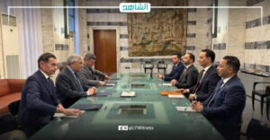 بلقاسم حفتر يبحث مع وزير الخارجية الإيطالي تعزيز التعاون في التنمية والإعمار
