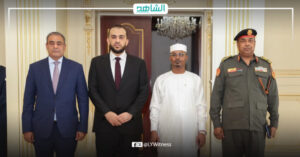 وفد ليبي يبحث مع رئيس تشاد تعزيز التعاون في مجالي النقل والأمن