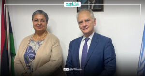 المبعوثة الأممية تبحث مع السفير اليوناني العملية السياسية في ليبيا
