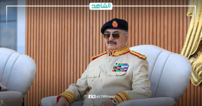 القائد العام للجيش الوطني الليبي المشير خليفة حفتر