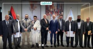 سفير الاتحاد الأوروبي يبحث مع وفودًا من طرابلس ومصراتة سبل دعم الحل السياسي
