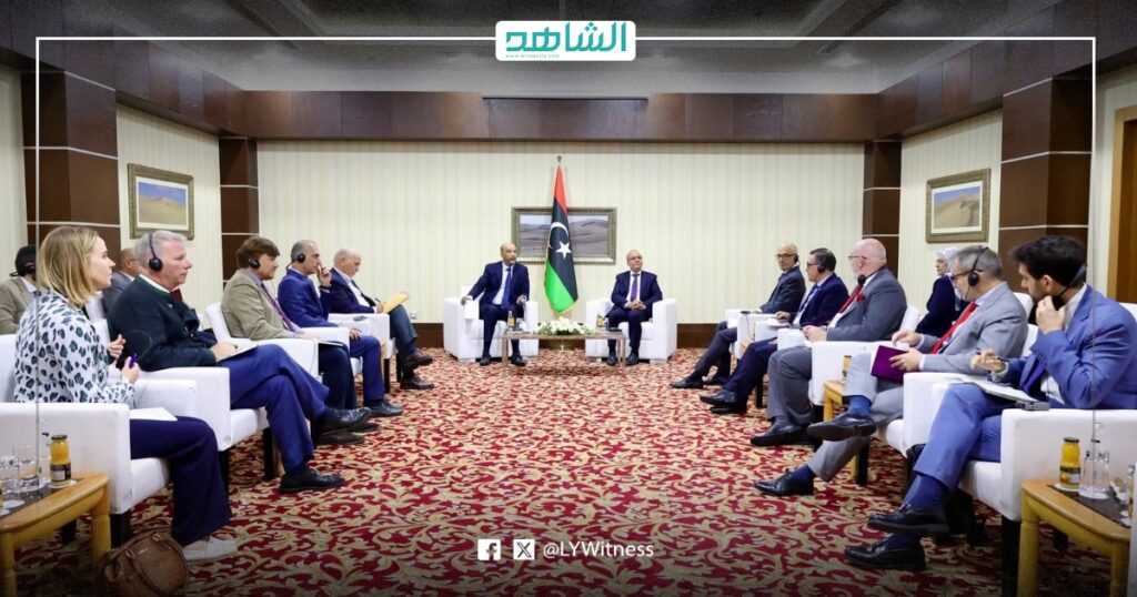 عضوا المجلس الرئاسي الليبي، موسى الكوني وعبدالله اللافي يلتقيان سفراء عدد من الدول الأوروبية المعتمدين لدى ليبيا