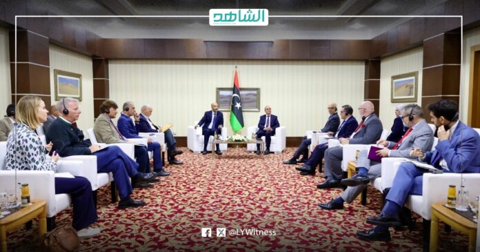 عضوا المجلس الرئاسي الليبي، موسى الكوني وعبدالله اللافي يلتقيان سفراء عدد من الدول الأوروبية المعتمدين لدى ليبيا