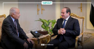 السيسي يبحث مع أمين جامعة الدول العربية تطورات الأوضاع في ليبيا