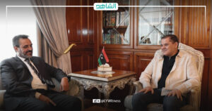 رئيس حكومة الوحدة يبحث مع رئيس كتلة التوافق بمجلس الدولة الدفع نحو الانتخابات