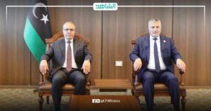 اللافي يبحث مع تكالة سبل كسر الجمود السياسي في ليبيا