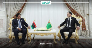 ليبيا.. المنفي يلتقي رئيس تركمانستان ويبحث تعزيز العلاقات بين البلدين