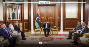 المنفي والقائم بالأعمال الأمريكي يبحثان مستجدات الأوضاع السياسية في ليبيا