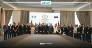 بلقاسم حفتر يستقبل وفدًا من السلطات الإيطالية ببنغازي ويوقع مذكرات تفاهم مشتركة