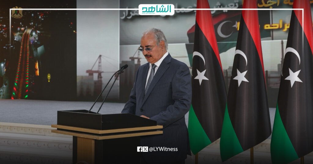 القائد العام للجيش الوطني الليبي المشير خليفة حفتر