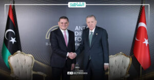 أردوغان يؤكد للدبيبة أهمية التعاون بين ليبيا وتركيا في مجال الطاقة