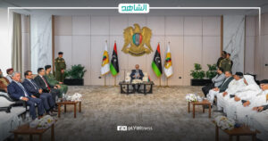 لمشير حفتر يلتقي مشايخ الجبل الغربي وباطن الجبل