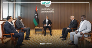 تكالة يبحث أوضاع اللاجئين السودانيين في ليبيا