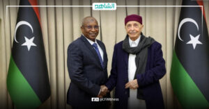 رئيس مجلس النواب الليبي يبحث مع سفير تشاد سبل تعزيز التعاون الثنائي