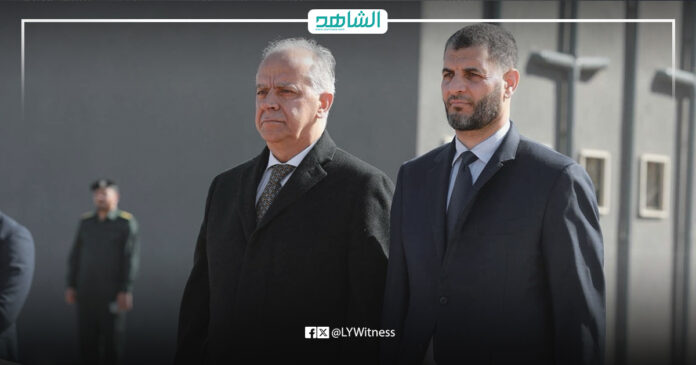 وزير الداخلية المكلف في حكومة الوحدة الوطنية عماد مصطفى الطرابلسي ونظيره الإيطالي ماتّيو بيانتيدوسي