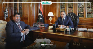 الدبيبة وسليمان يناقشان اعتماد مخصصات عاجلة لدعم مؤسسة النفط الليبية