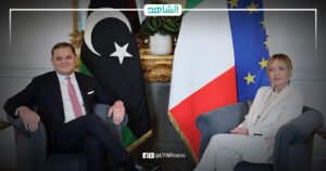 الدبيبة وميلوني يبحثان ملفات الهجرة والطاقة والتعاون القضائي بين ليبيا وإيطاليا